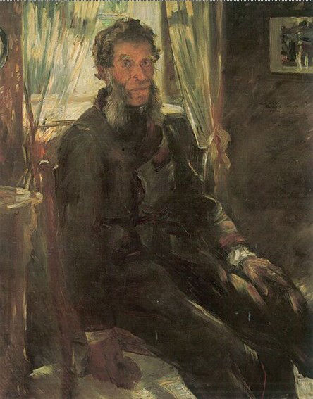 Lovis Corinth Portrat des Ohm Friedrich Corinth